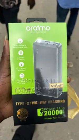 Oraimo Traveler 12 Flash 20000mah 15w Power-bank