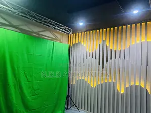 Green Background Studio Setup