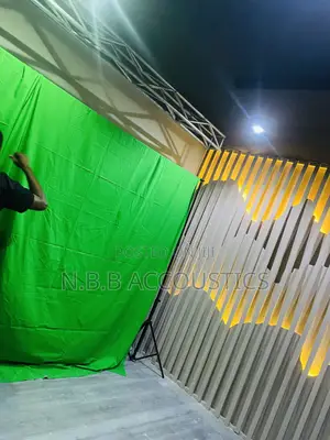 Green Background Studio Setup