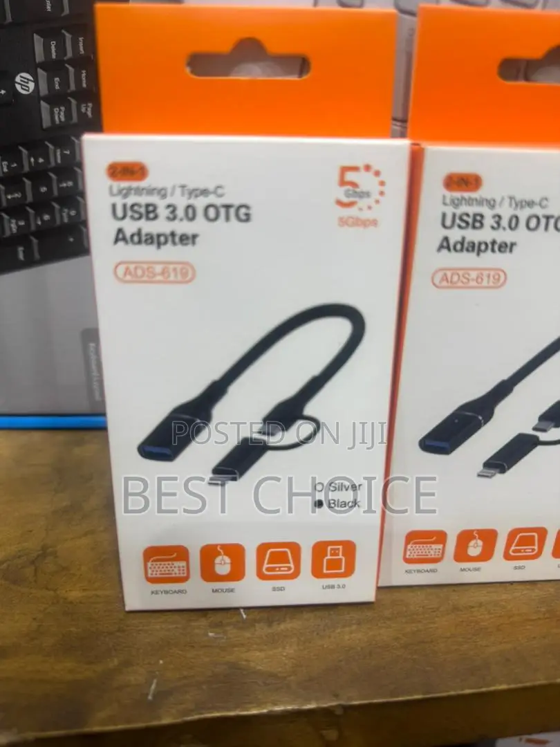 Lightning/Type-C Usb 3.0 Otg Adapter Cable