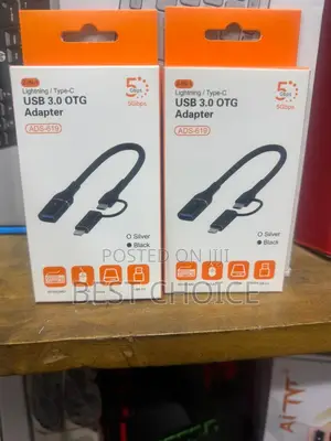 Lightning/Type-C Usb 3.0 Otg Adapter Cable