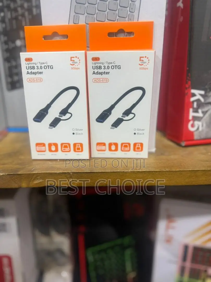 Lightning/Type-C Usb 3.0 Otg Adapter Cable