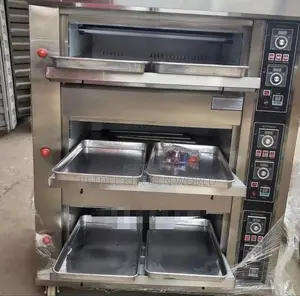 3 Deck 6 Trays Industrial Oven