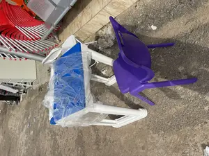 Plastic Desk and Chairs