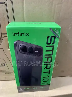 New Infinix Smart 10 Plus 128 GB Black