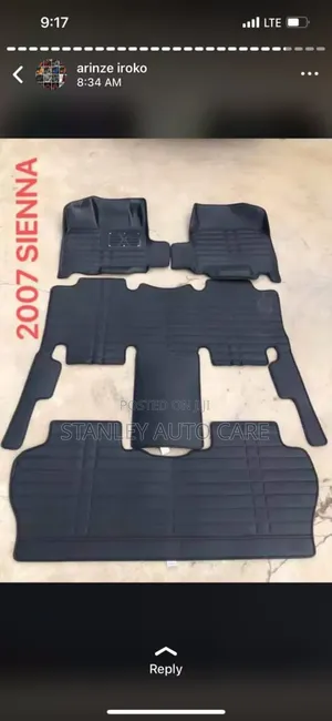 Best Sienna Footmat 2007 Black