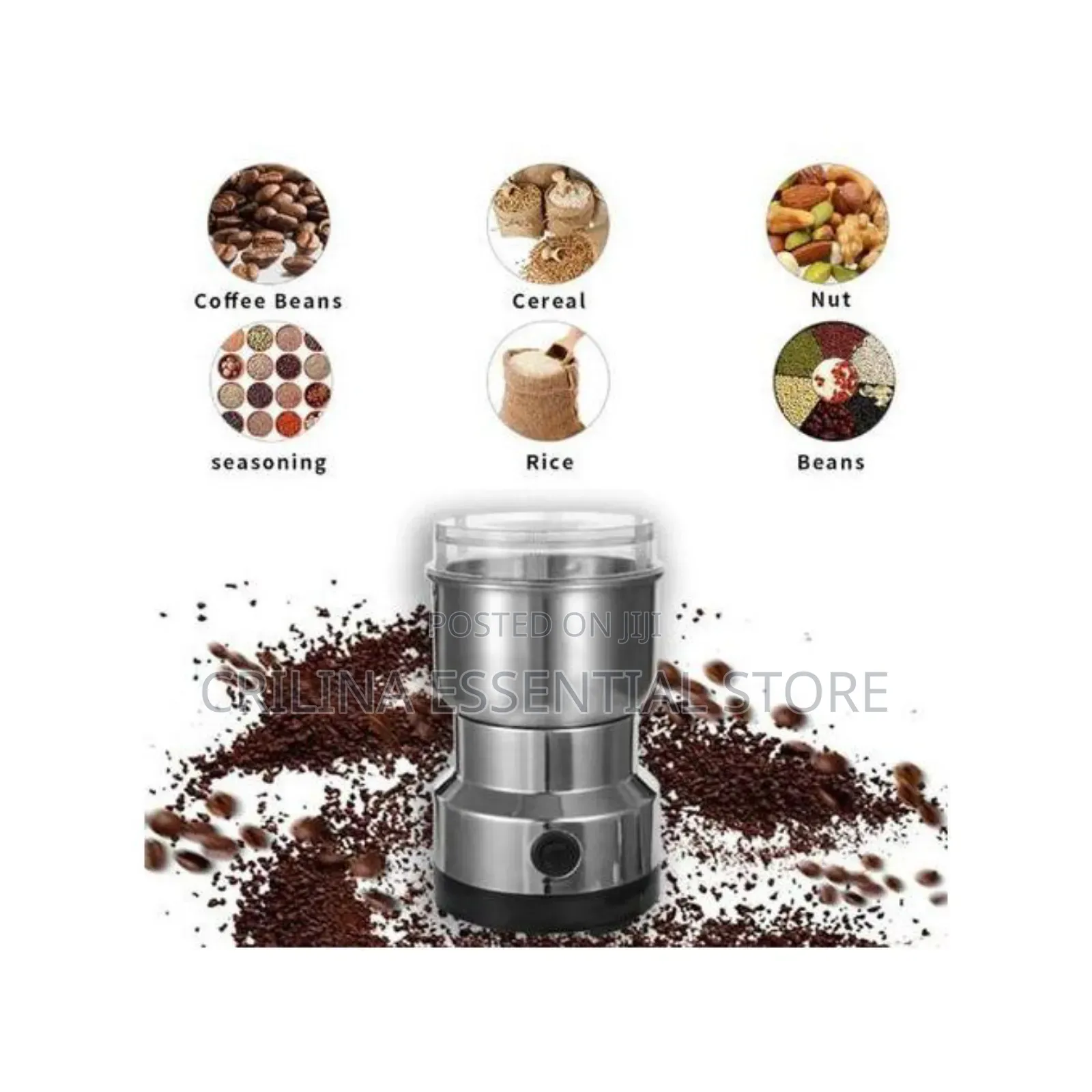 Nima Electric Grinder and Blender for Cereal Spices Wheat Nuts