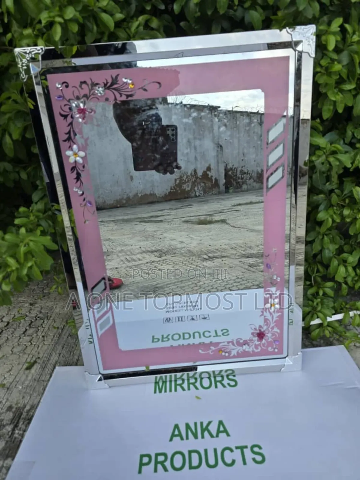 Pink Design Mirror
