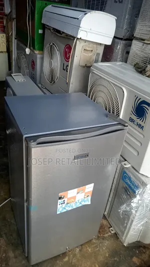 Skyrun 100l Fridge Freezer Grey Colour Working Perfectly