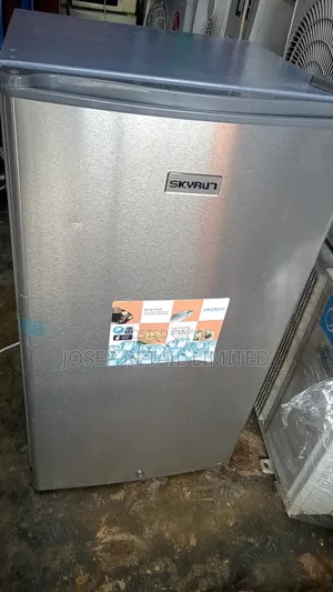 Skyrun 100l Fridge Freezer Grey Colour Working Perfectly