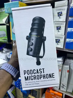 Podcast Microphone Desktop Anc Usb and XLR Podcast Mic