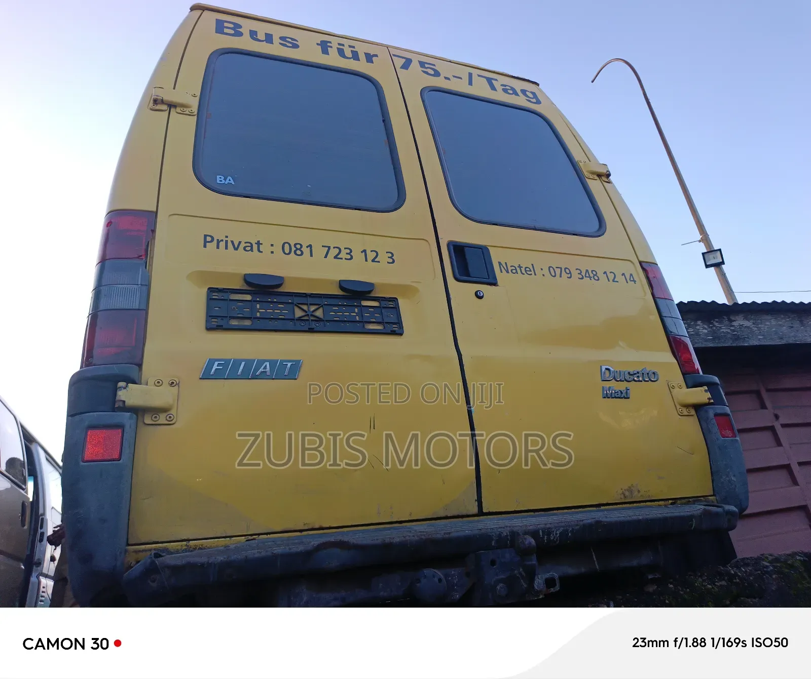 Fiat Ducato 2005 Yellow