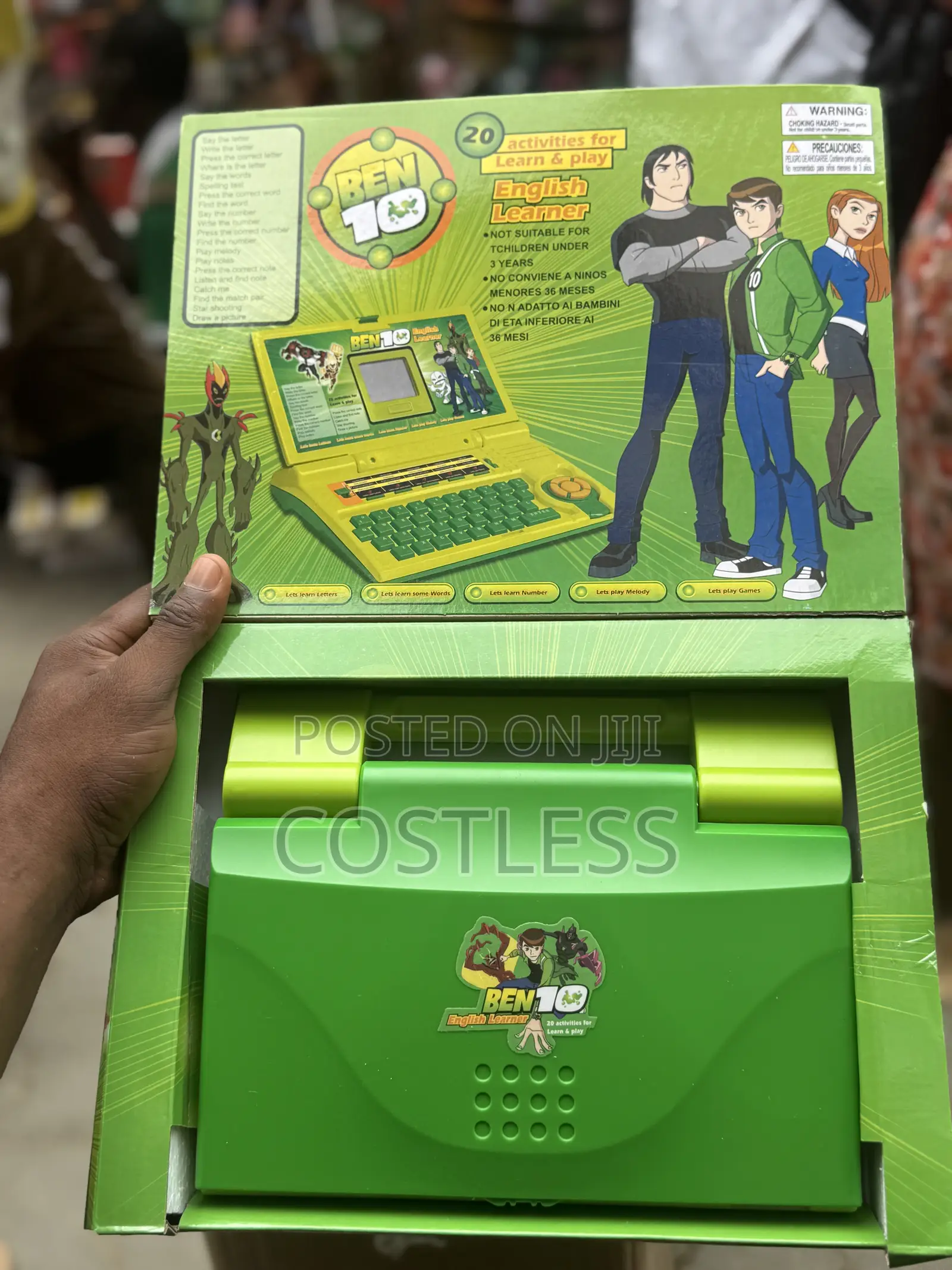 Ben 10 English Learner Toy Laptop