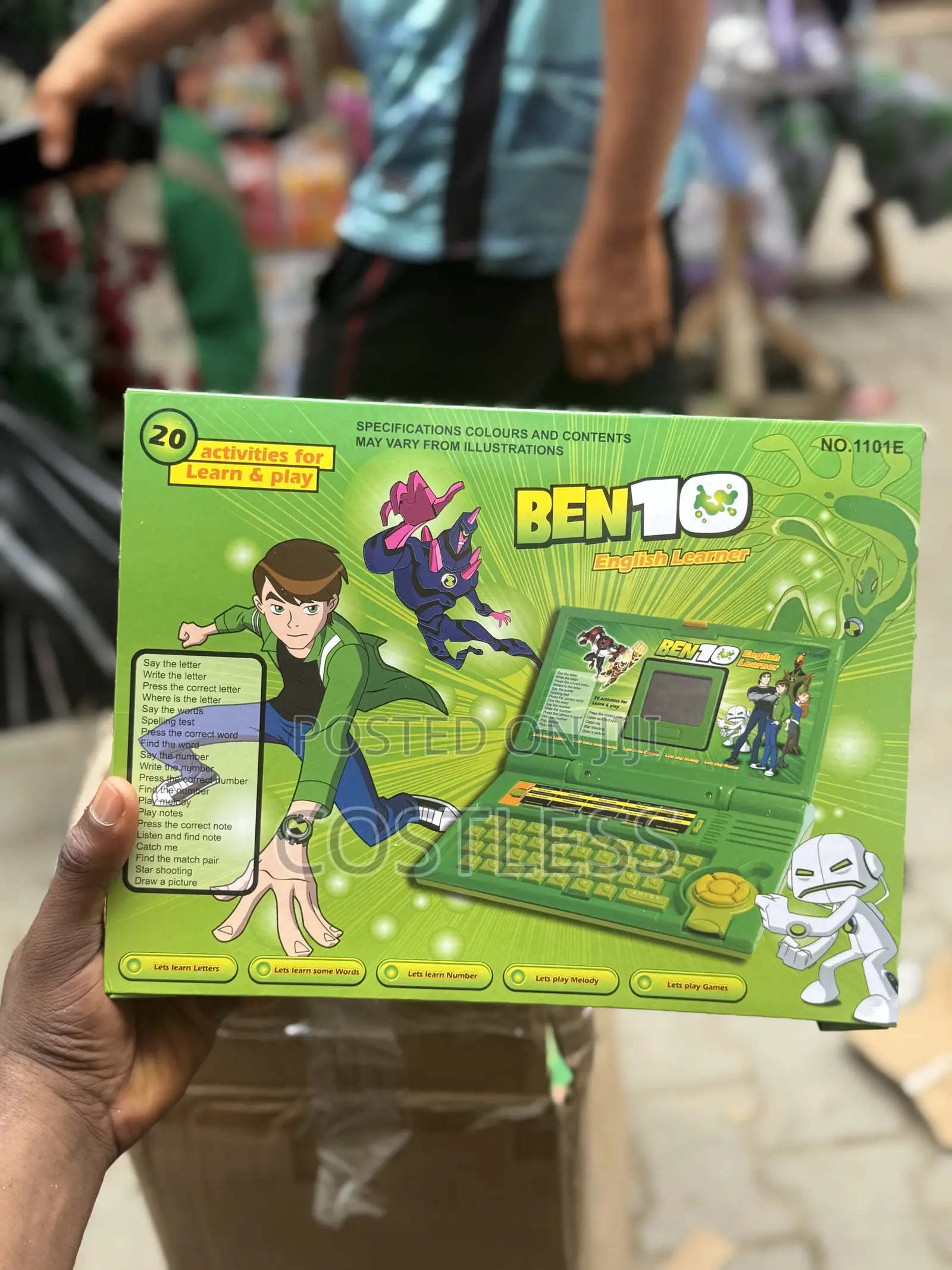 Ben 10 English Learner Toy Laptop