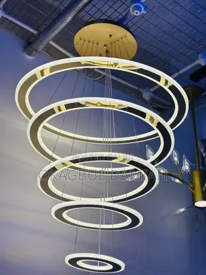 5 Steps Ring Drop Chandelier