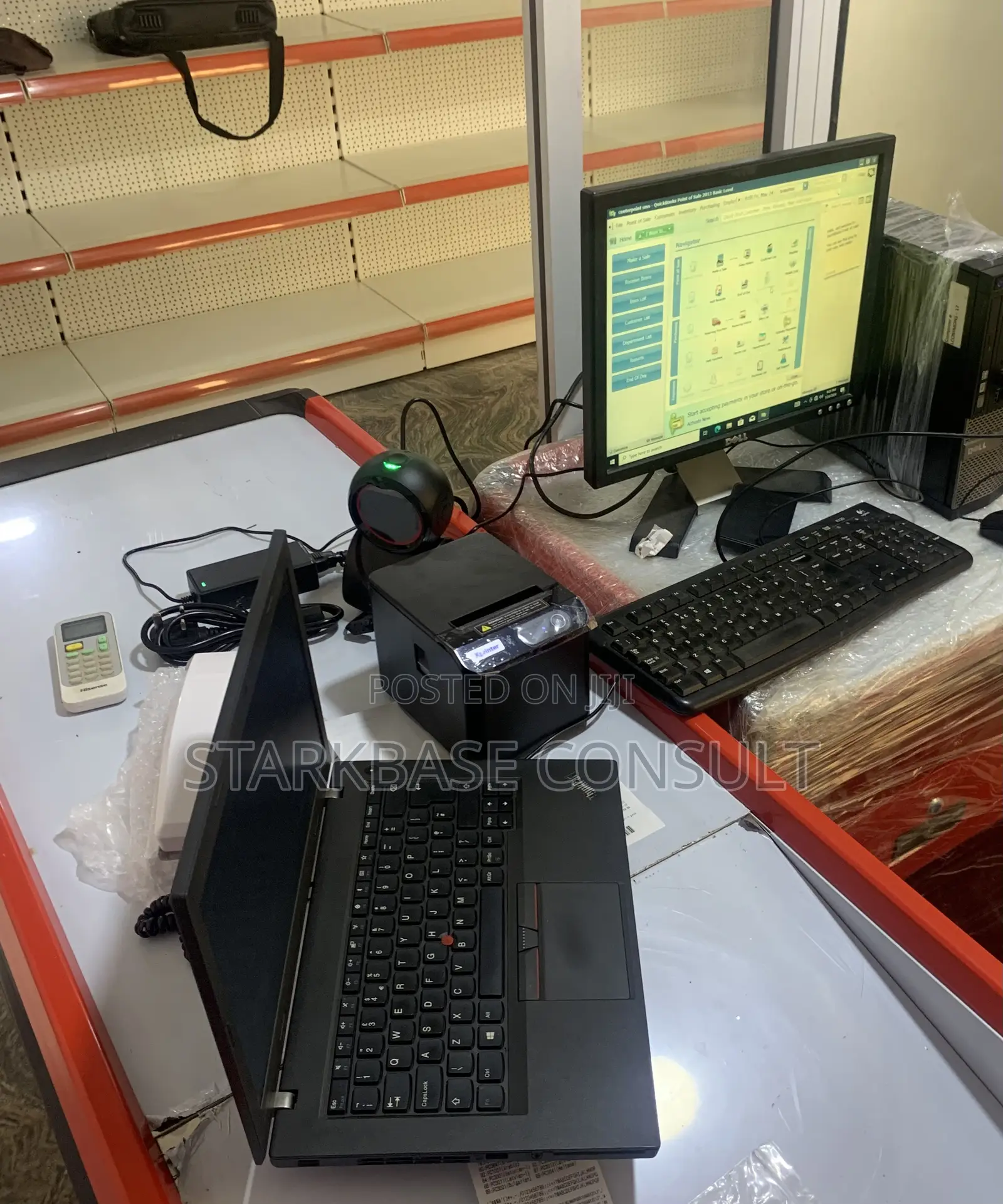 Supermarket System With Software Accessories Setup