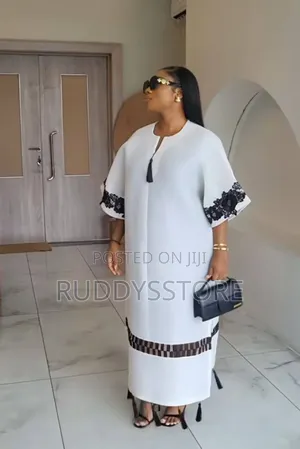 Classic Detailed Tassel Bubu Dress – Elegant Free Size Wear