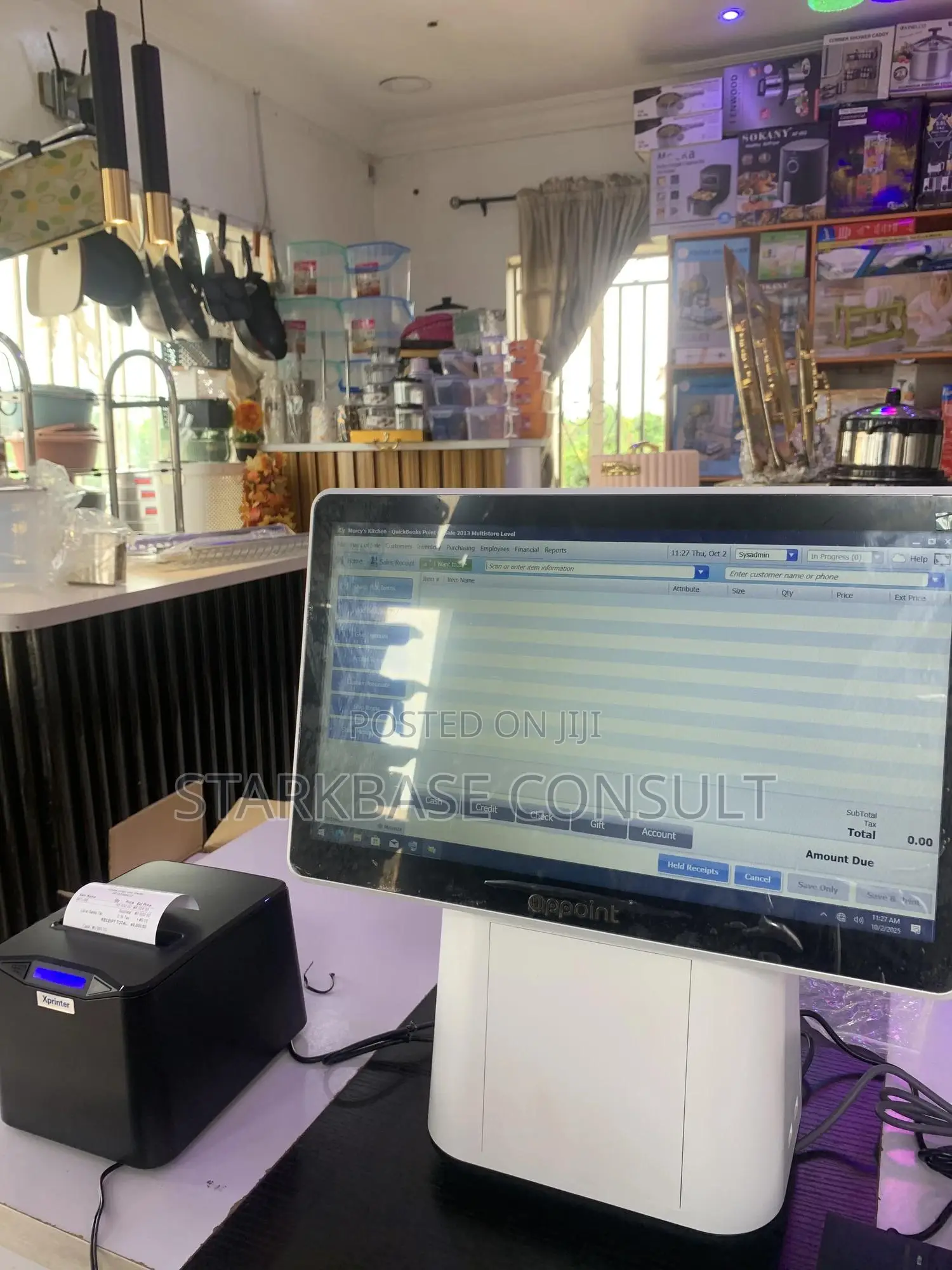 Supermarket System With Software Accessories Setup