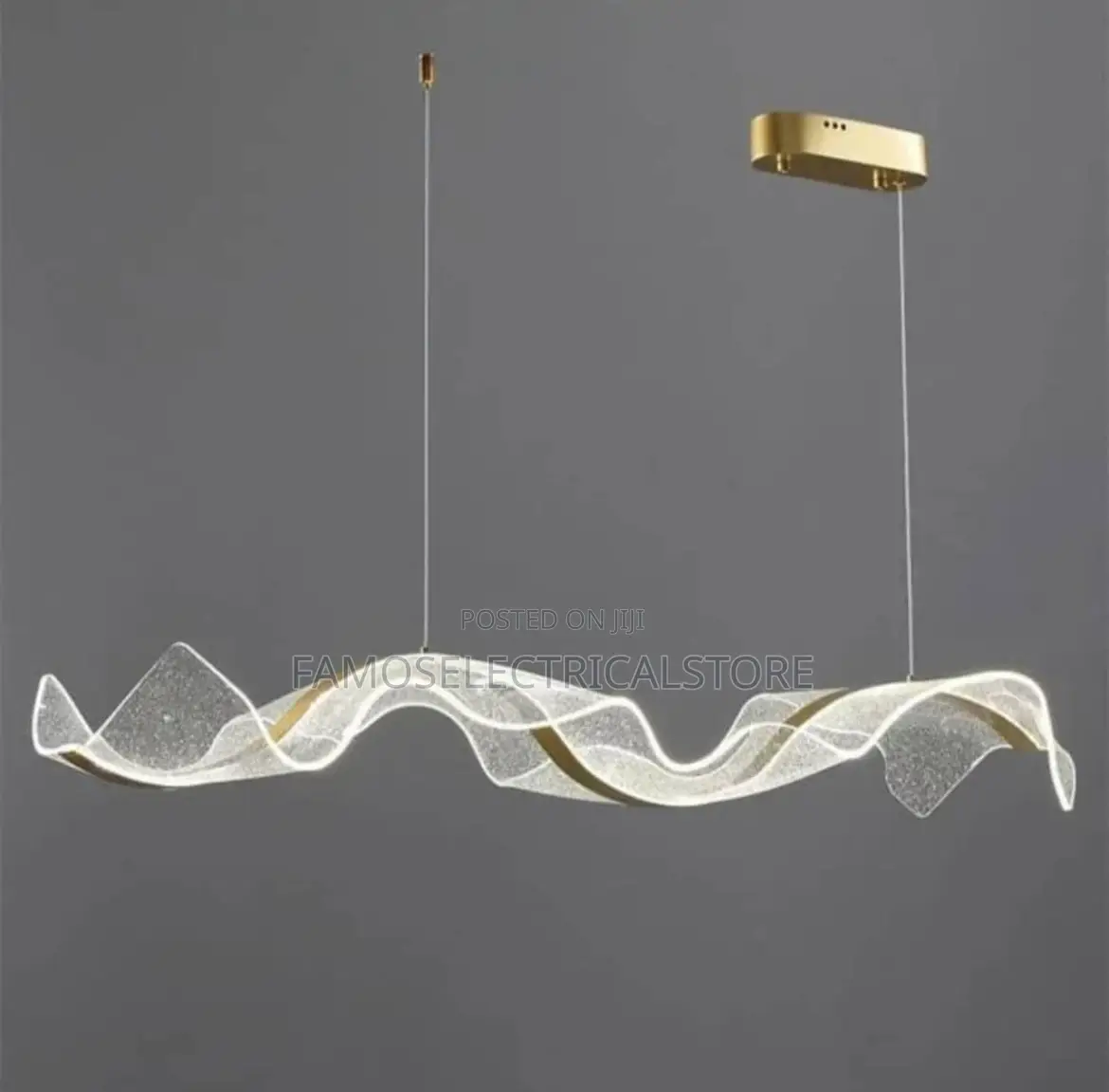 Linear Led Wave Pendant Design