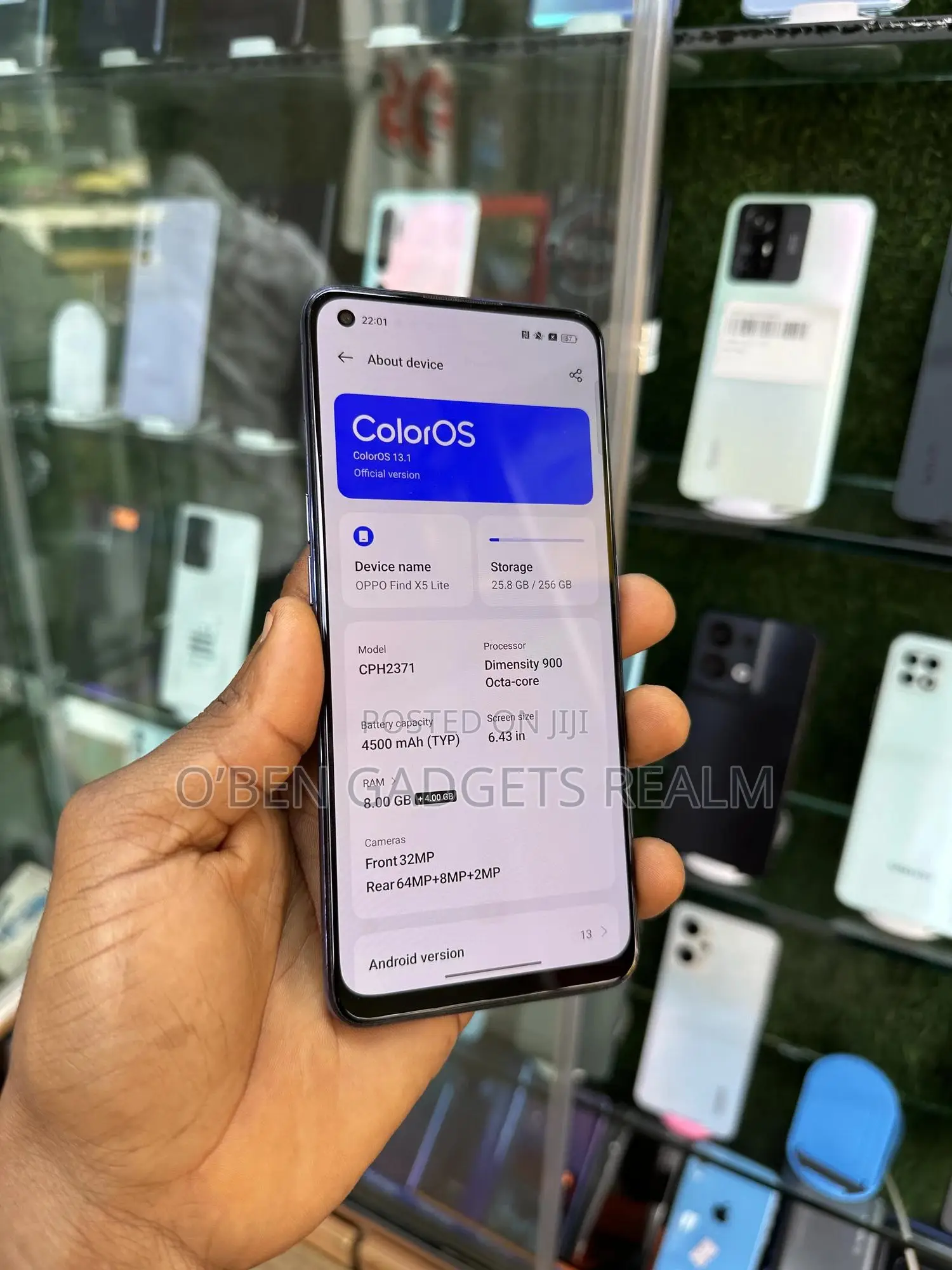 Oppo Find X5 Lite 5G 8 GB Blue