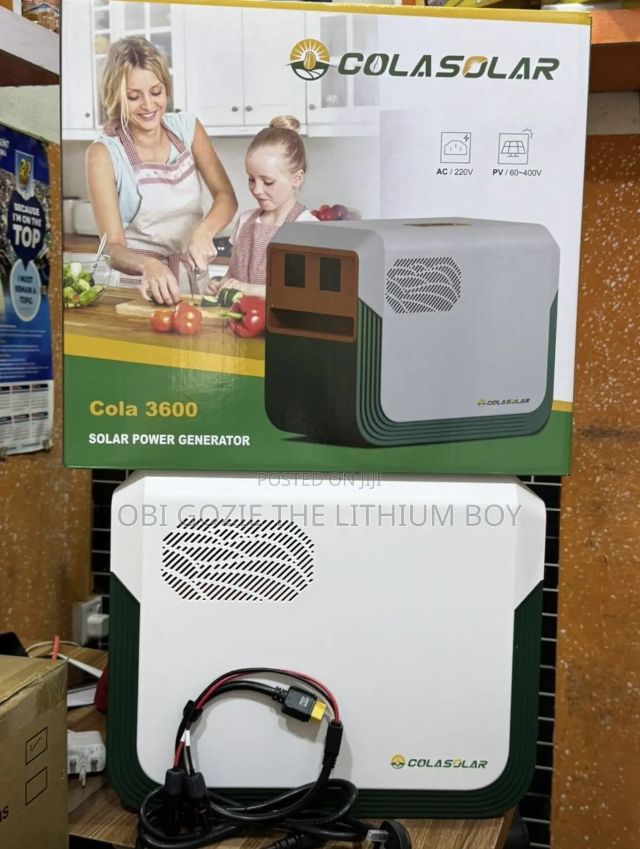 3.6kwh Colasolar Power Generator