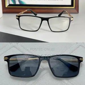 Classic Black Gold Photochromic Glasses - Timeless Frames