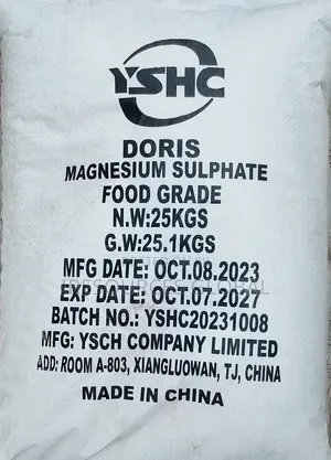 Magnesium Sulfate 25kg (Food Grade Bag)