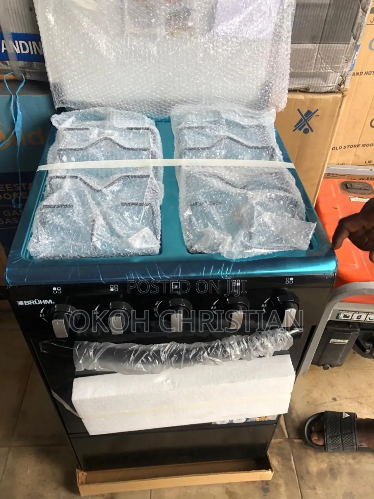 Bruhm Standing Gas Cooker