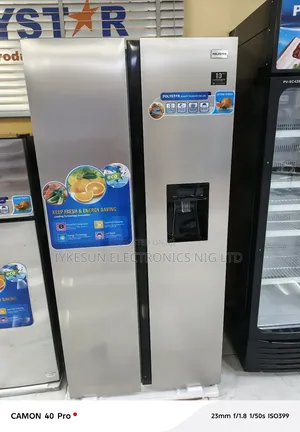 Original Polystar 550litters Side by Side Inverter Fridge Freezer