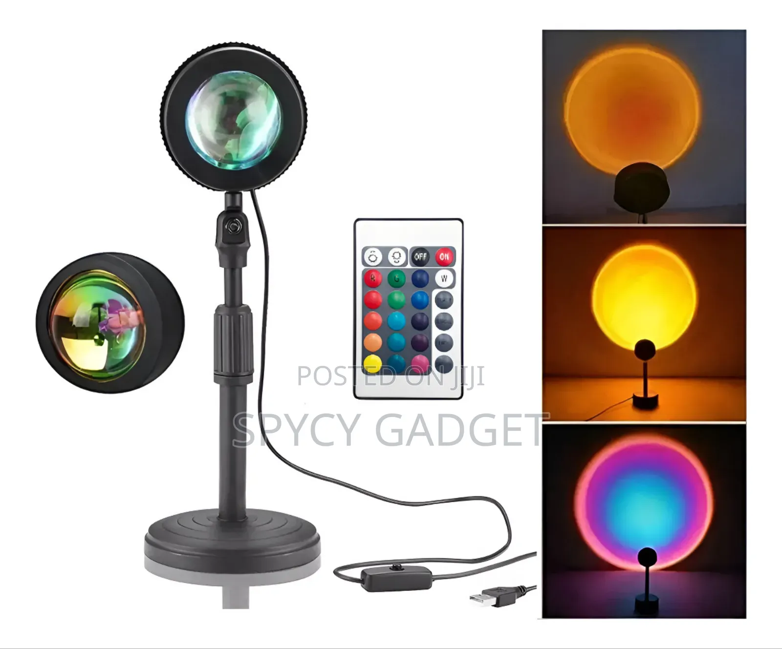 Usb Sunset Projector Lamp Led Atmosphere Lamp
