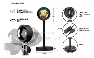 Usb Sunset Projector Lamp Led Atmosphere Lamp