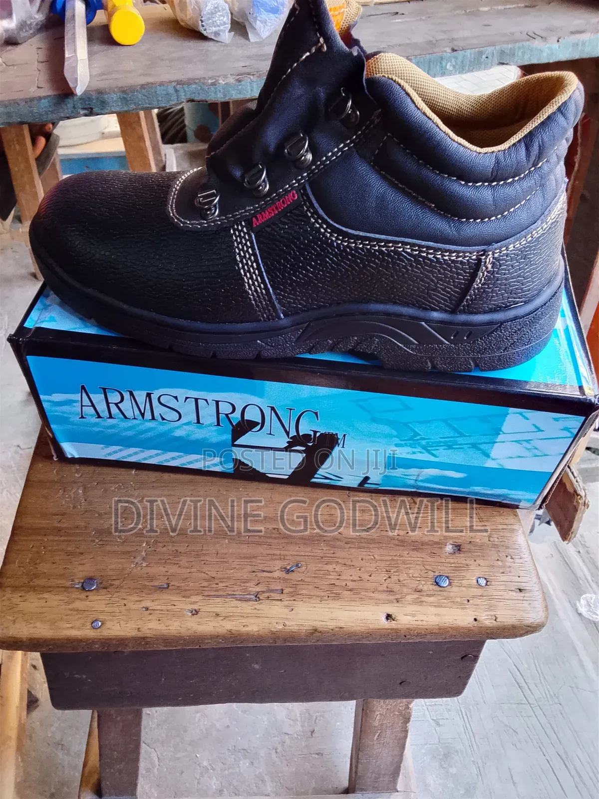 Armstrong Safety Boot - Divine Godwill Price: ₦ 12,500 on Jiji.ng ...
