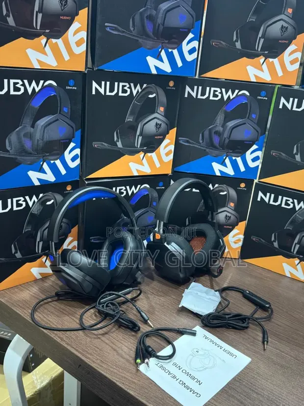 Nubwo N16 Gaming Headset Anc Microphone for Ps5 Ps4 Xbox One