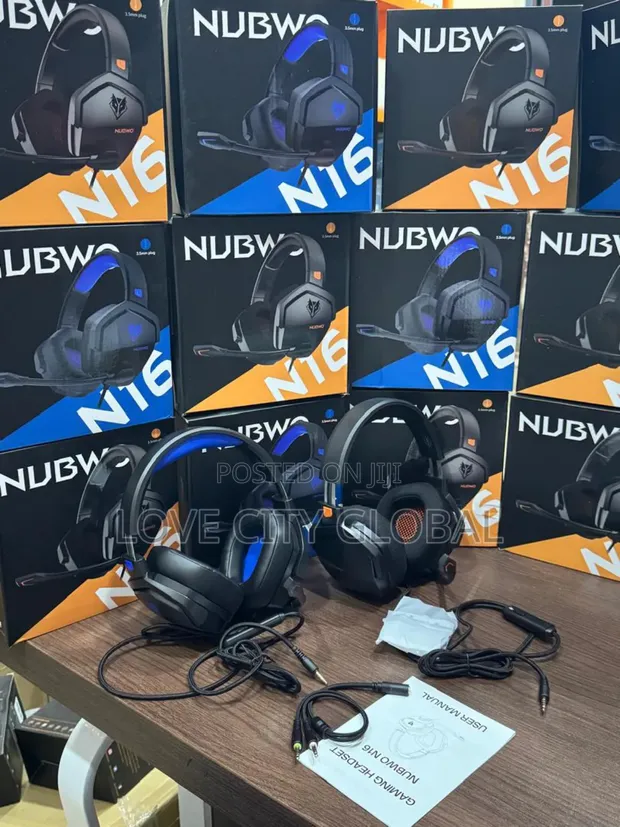Nubwo N16 Gaming Headset Anc Microphone for Ps5 Ps4 Xbox One
