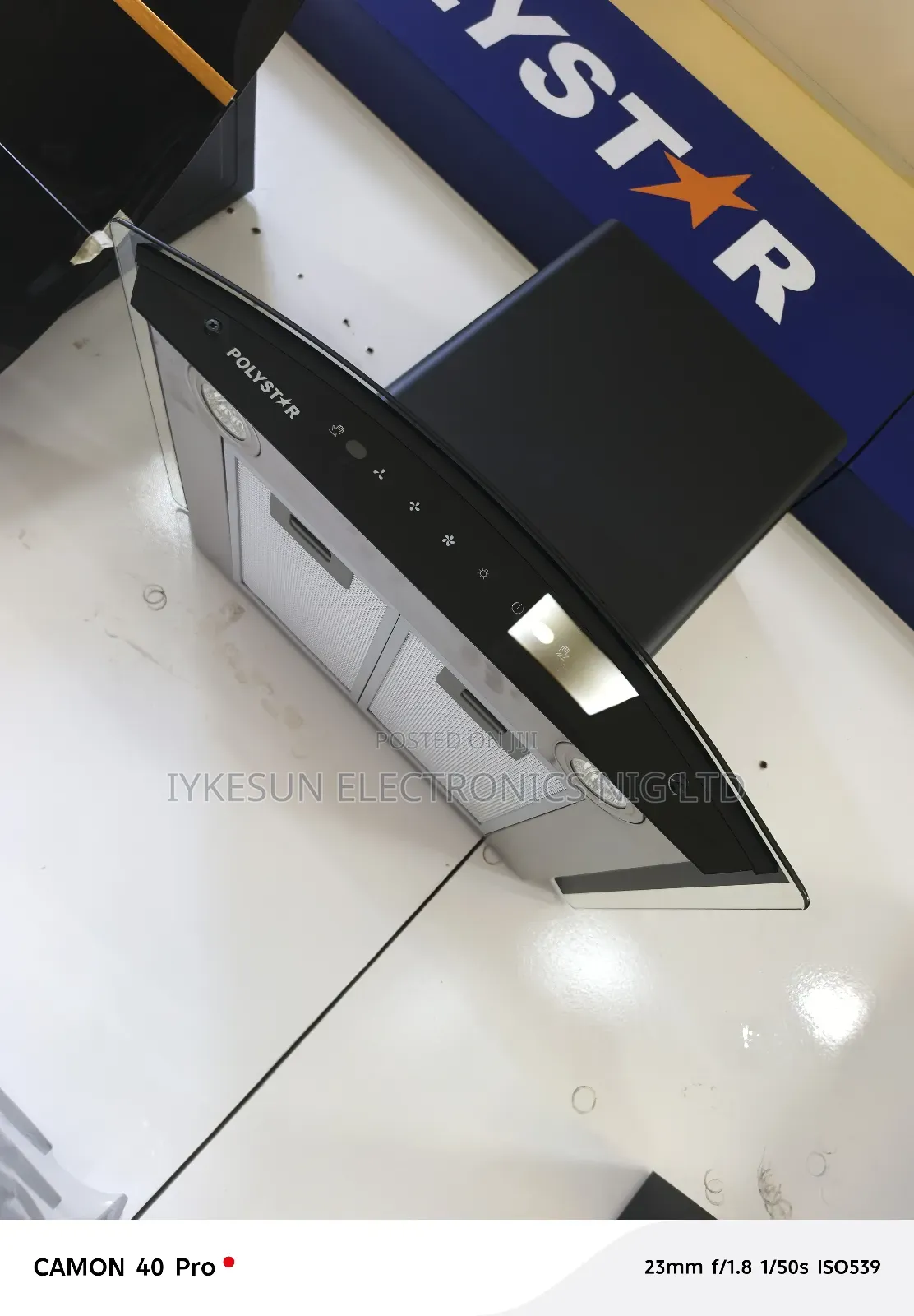 Original Polystar Inverter Automatic Heat Extractor 60x60cm