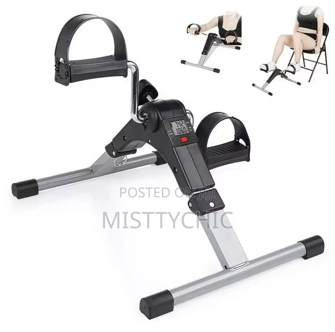LCD Display Mini Exercise Bicycle Portable Thin