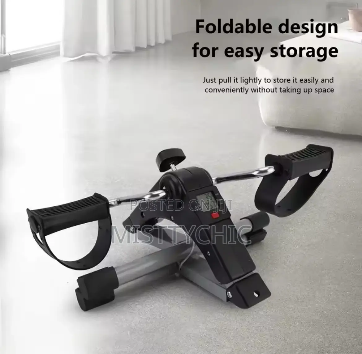 LCD Display Mini Exercise Bicycle Portable Thin