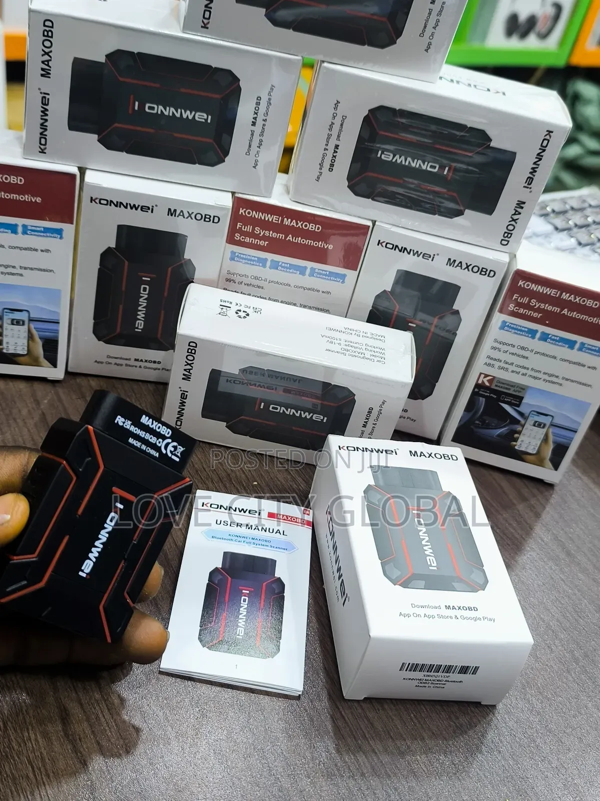 Konnwei Maxobd Full System Scanner for Android Ios Obd Diagnostic Tool
