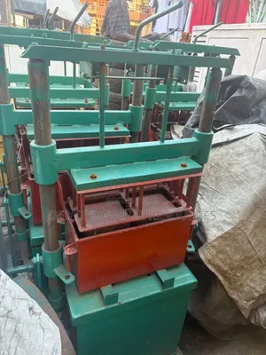 Complete Block Mould Machine With Electric Motor Two 6" and One 9"