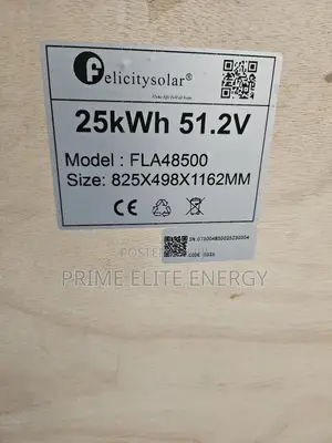 Felicity Solar 25kwh Lithium Ion Battery 51.2v.