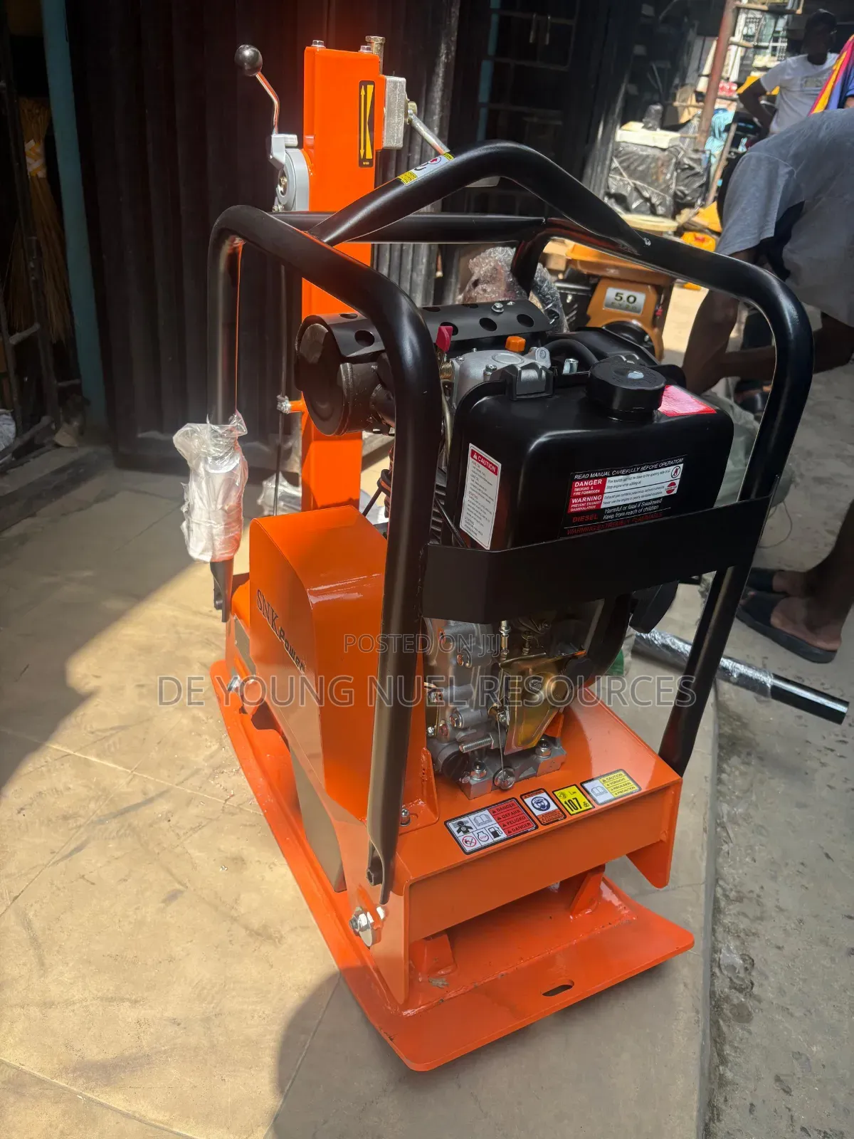 Strong C180 Plate Compactor Machine Reversible Diesel Engine