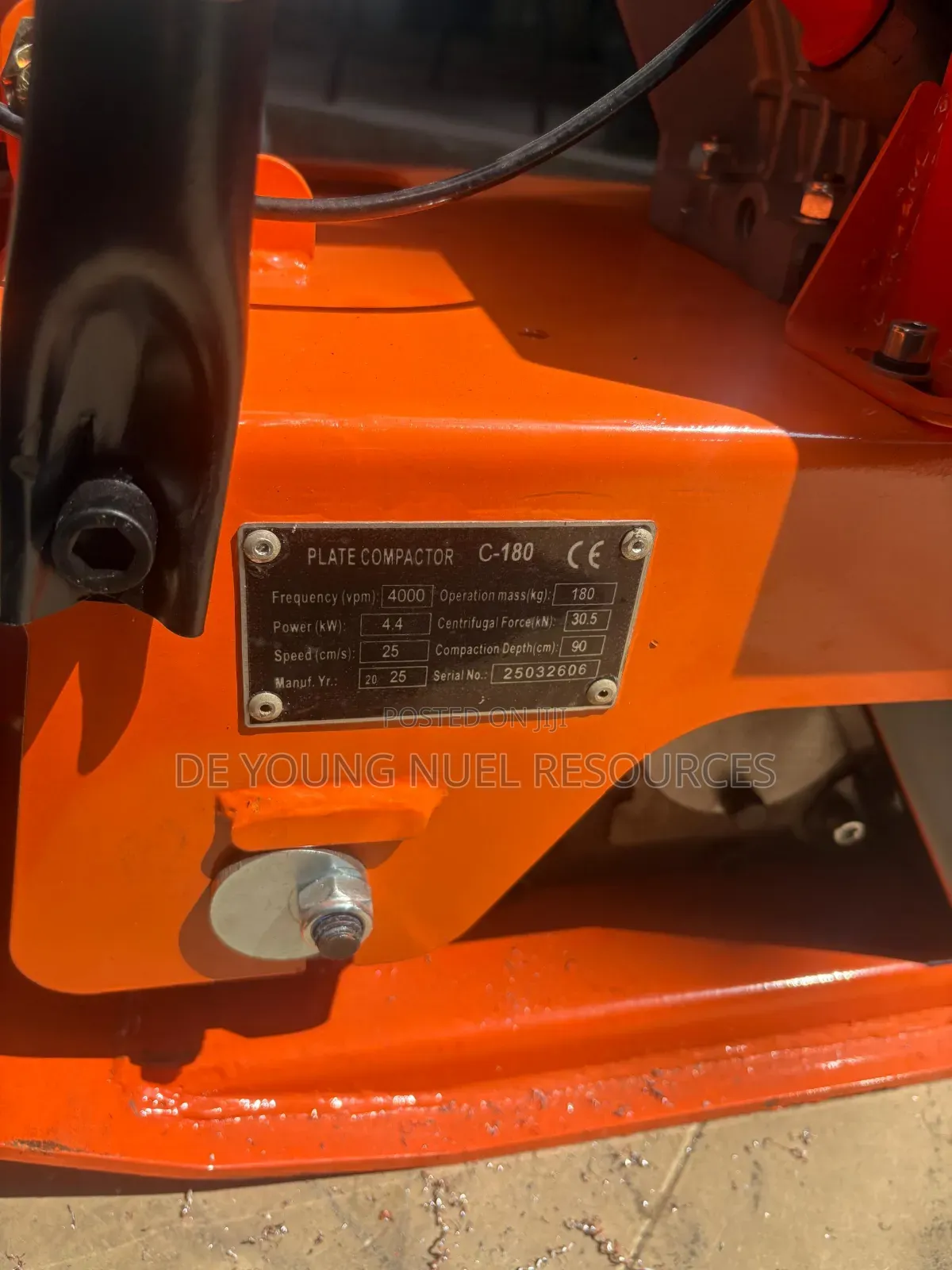Strong C180 Plate Compactor Machine Reversible Diesel Engine