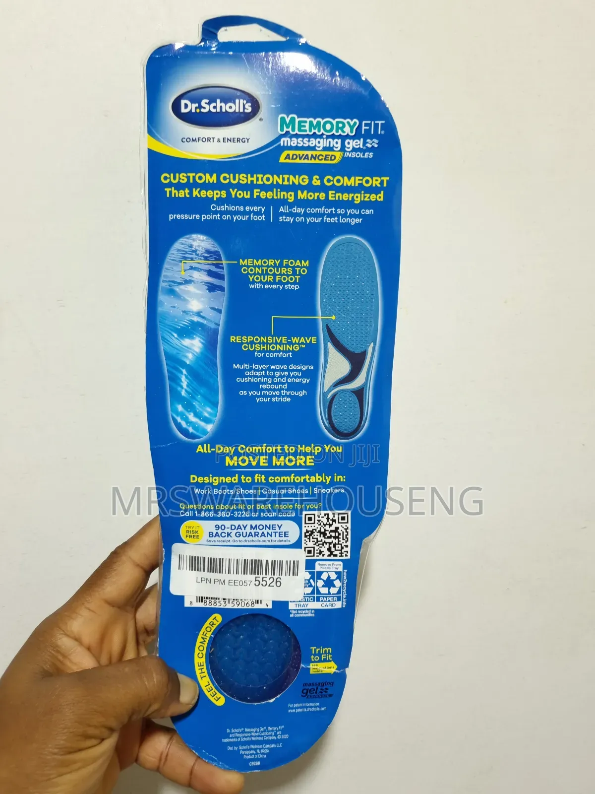 Memory Fit Massaging Gel Insoles