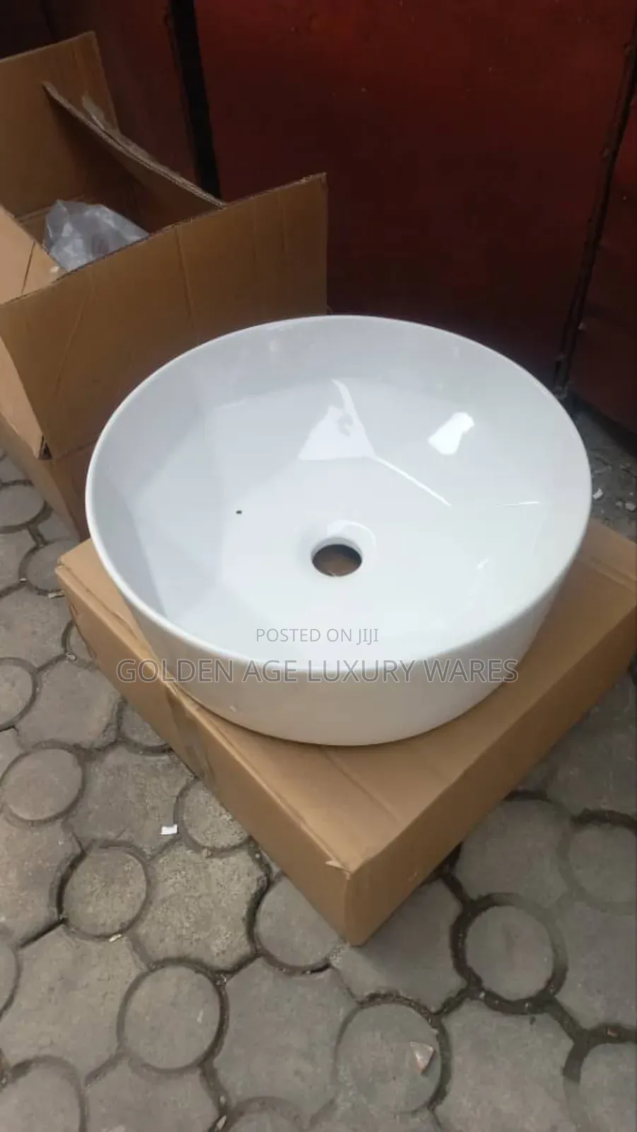 Plain White Art Basin