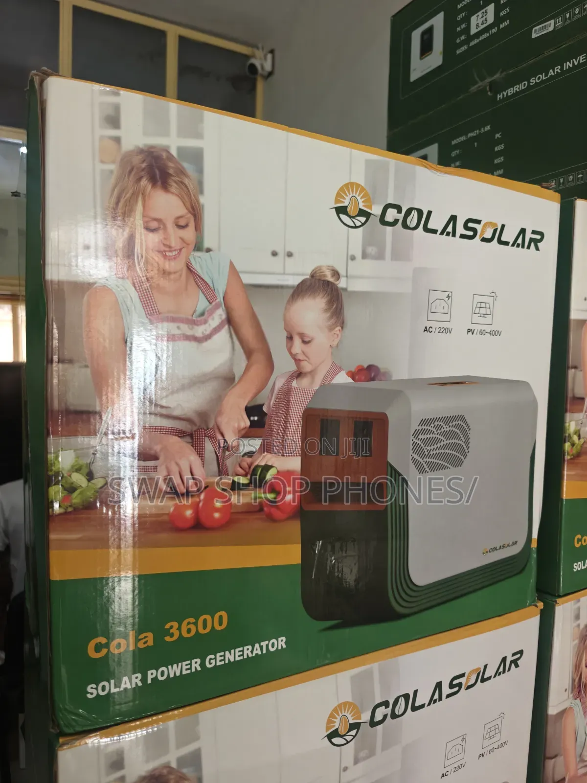 Colar Solar 3600wh/1.2kva