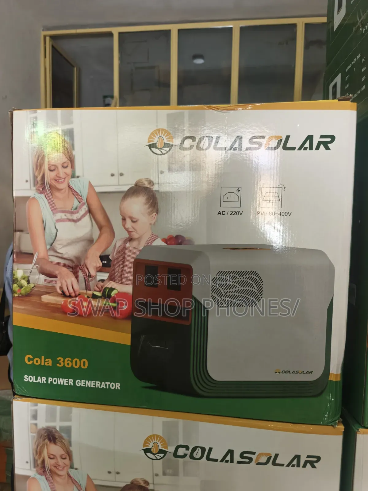 Colar Solar 3600wh/1.2kva
