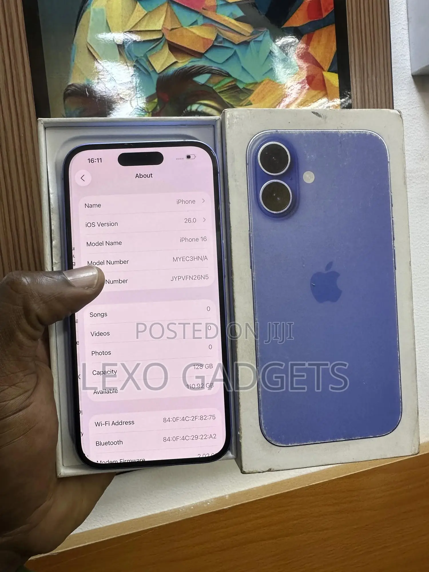 Apple iPhone 16 128 GB Blue