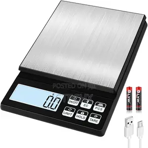 Diyife Rechargeable Digital Scale [5kg/0.1g] for Food,Medicine,Jewelry