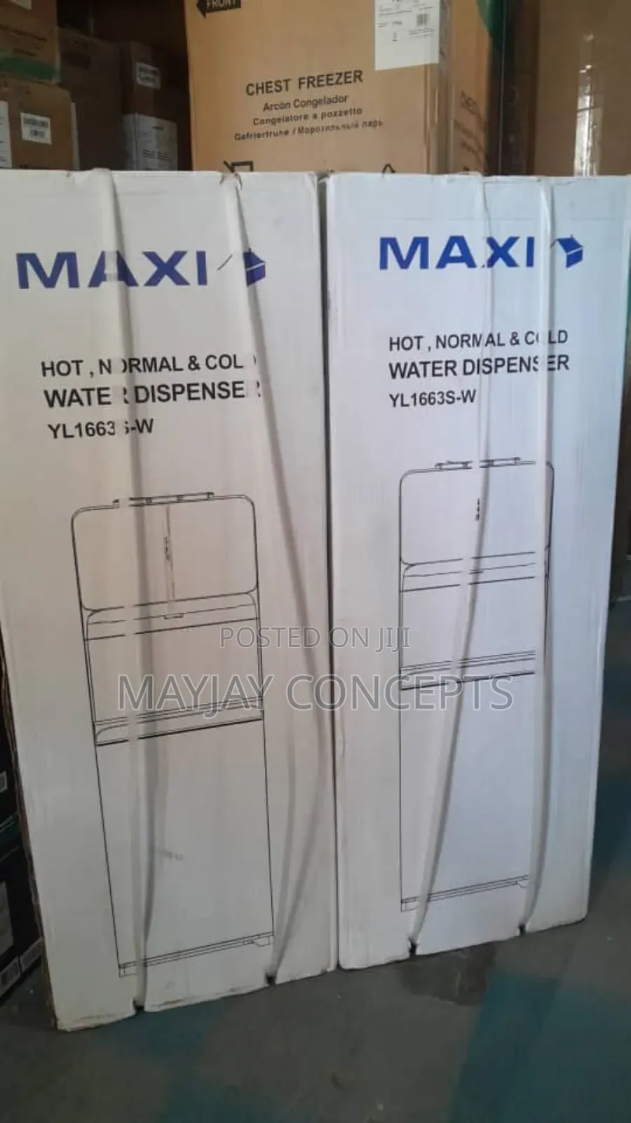 Maxi Water Dispenser-Hot●Cold●Normal Water Dispenser-Yl1663s-W