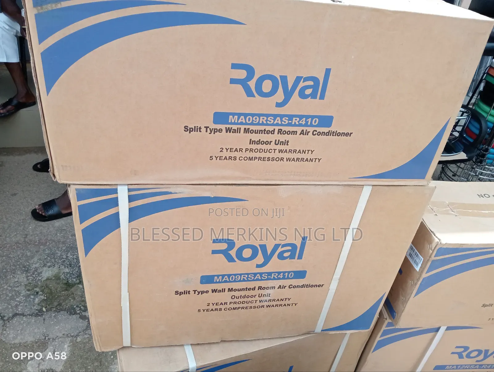 Royal 1.HP Air Conditioner Low Voltage 285,000